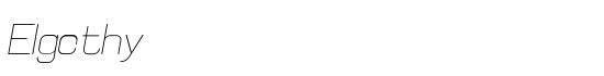 Elgethy - Download Thousands of Free Fonts at FontZone.net