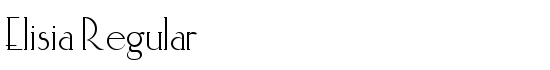 Elisia Regular - Download Thousands of Free Fonts at FontZone.net
