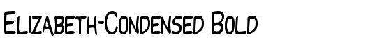 Elizabeth-Condensed Bold - Download Thousands of Free Fonts at FontZone.net
