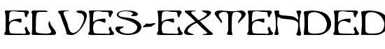 Elves-Extended Bold - Download Thousands of Free Fonts at FontZone.net