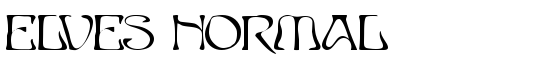Elves Normal - Download Thousands of Free Fonts at FontZone.net