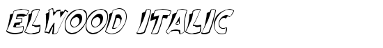Elwood Italic - Download Thousands of Free Fonts at FontZone.net