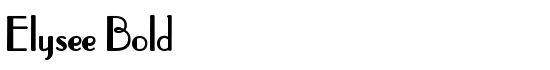 Elysee Bold - Download Thousands of Free Fonts at FontZone.net