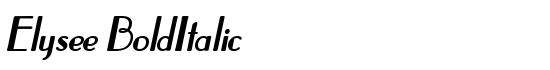 Elysee BoldItalic - Download Thousands of Free Fonts at FontZone.net