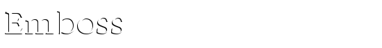 Emboss - Download Thousands of Free Fonts at FontZone.net