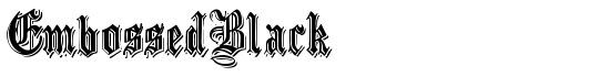 EmbossedBlack - Download Thousands of Free Fonts at FontZone.net