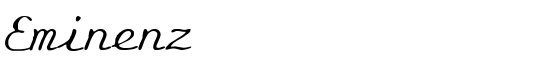 Eminenz - Download Thousands of Free Fonts at FontZone.net