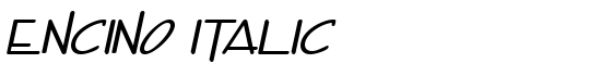 Encino Italic - Download Thousands of Free Fonts at FontZone.net