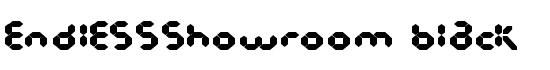 EndlessShowroom Black - Download Thousands of Free Fonts at FontZone.net