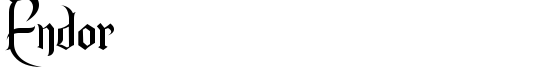 Endor - Download Thousands of Free Fonts at FontZone.net