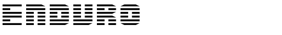 Enduro - Download Thousands of Free Fonts at FontZone.net
