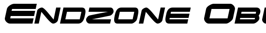 Endzone Oblique - Download Thousands of Free Fonts at FontZone.net