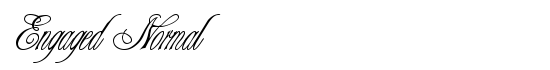 Engaged Normal - Download Thousands of Free Fonts at FontZone.net