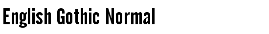 English Gothic Normal - Download Thousands of Free Fonts at FontZone.net
