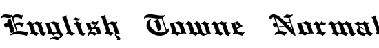 English Towne Normal Lefty Wide - Download Thousands of Free Fonts at FontZone.net
