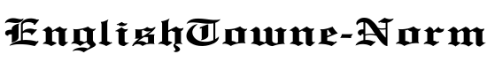 EnglishTowne-Normal Ex - Download Thousands of Free Fonts at FontZone.net