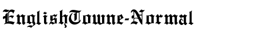 EnglishTowne-Normal - Download Thousands of Free Fonts at FontZone.net