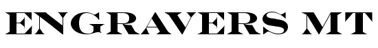 Engravers MT Bold - Download Thousands of Free Fonts at FontZone.net