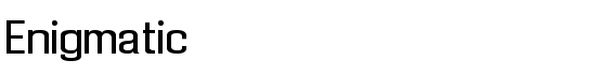 Enigmatic - Download Thousands of Free Fonts at FontZone.net