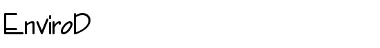 EnviroD - Download Thousands of Free Fonts at FontZone.net