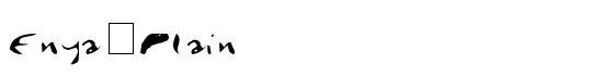 Enya Plain - Download Thousands of Free Fonts at FontZone.net