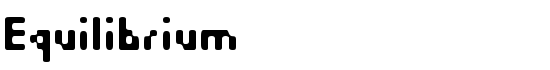 Equilibrium - Download Thousands of Free Fonts at FontZone.net