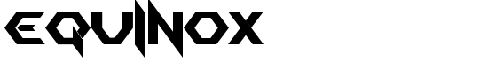 EQUINOX - Download Thousands of Free Fonts at FontZone.net
