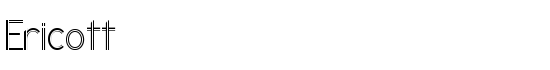 Ericott - Download Thousands of Free Fonts at FontZone.net