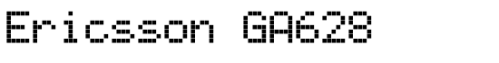 Ericsson GA628 - Download Thousands of Free Fonts at FontZone.net