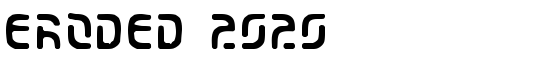 Eroded 2020 - Download Thousands of Free Fonts at FontZone.net