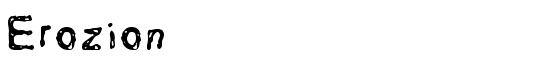 Erozion - Download Thousands of Free Fonts at FontZone.net