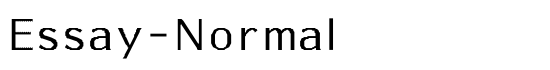 Essay-Normal - Download Thousands of Free Fonts at FontZone.net