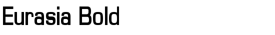 Eurasia Bold - Download Thousands of Free Fonts at FontZone.net