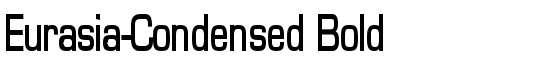 Eurasia-Condensed Bold - Download Thousands of Free Fonts at FontZone.net