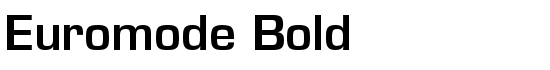 Euromode Bold - Download Thousands of Free Fonts at FontZone.net