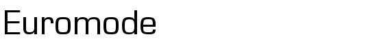 Euromode - Download Thousands of Free Fonts at FontZone.net