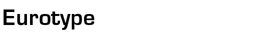 Eurotype - Download Thousands of Free Fonts at FontZone.net