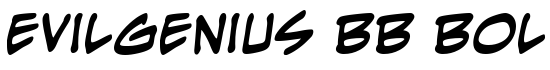 EvilGenius BB Bold - Download Thousands of Free Fonts at FontZone.net