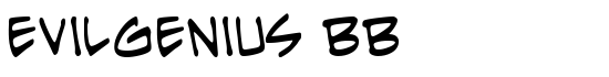 EvilGenius BB - Download Thousands of Free Fonts at FontZone.net