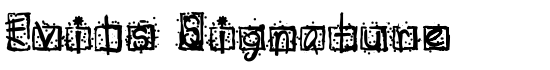 Evils Signature - Download Thousands of Free Fonts at FontZone.net