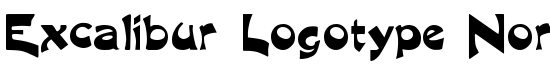 Excalibur Logotype Normal - Download Thousands of Free Fonts at FontZone.net