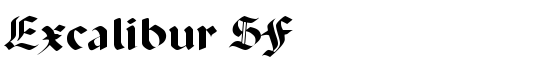 Excalibur SF - Download Thousands of Free Fonts at FontZone.net