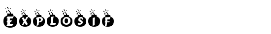 Explosif - Download Thousands of Free Fonts at FontZone.net