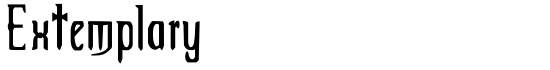 Extemplary - Download Thousands of Free Fonts at FontZone.net
