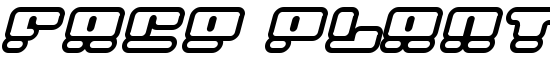 Face plant hollow 2 Italic - Download Thousands of Free Fonts at FontZone.net