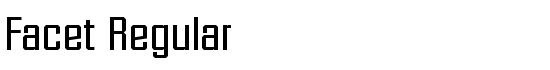 Facet Regular - Download Thousands of Free Fonts at FontZone.net