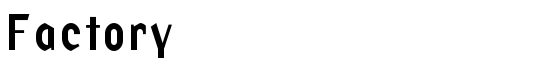 Factory - Download Thousands of Free Fonts at FontZone.net
