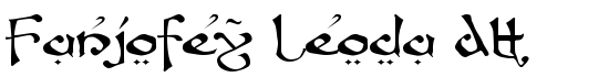 Fanjofey Leoda AH - Download Thousands of Free Fonts at FontZone.net