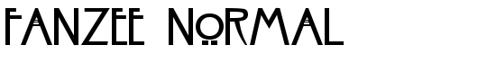 Fanzee Normal - Download Thousands of Free Fonts at FontZone.net