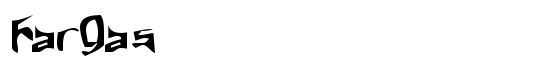 Fargas - Download Thousands of Free Fonts at FontZone.net
